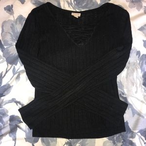 Cape Juby - Criss Cross Long Sleeve Shirt
